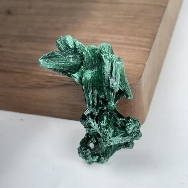 1PC/100gram Natural Velvet Malachite Raw Specimen, Mineral Collection, Precious Crystal Malachite Cluster - Image 3