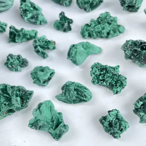 1PC/100gram Natural Velvet Malachite Raw Specimen, Mineral Collection, Precious Crystal Malachite Cluster - Image 6