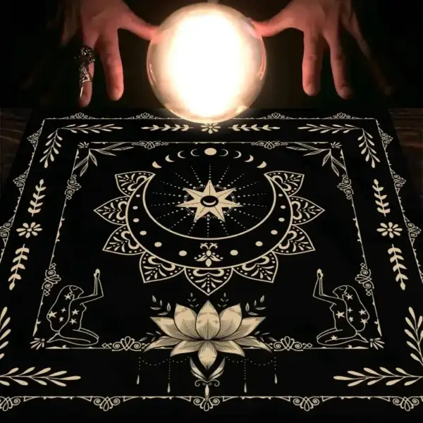 1pc, Tarot Tablecloth with 12 Constellations - Perfect for Divination, Party Decor, and Home Decor - Image 6