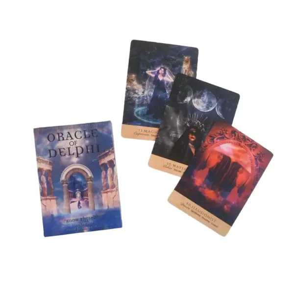 44 Pcs Oracle Cards Oracle of Delphi: Prophecies from the Eternal Priestess 10.4*7.3cm - Image 5