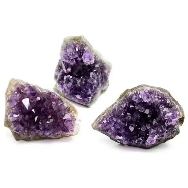 Natural Raw Purple Brazilian Amethyst Quartz Crystal Cluster Druzy Geode Healing Stones Specimen Home Decoration Crafts Ornament - Image 5