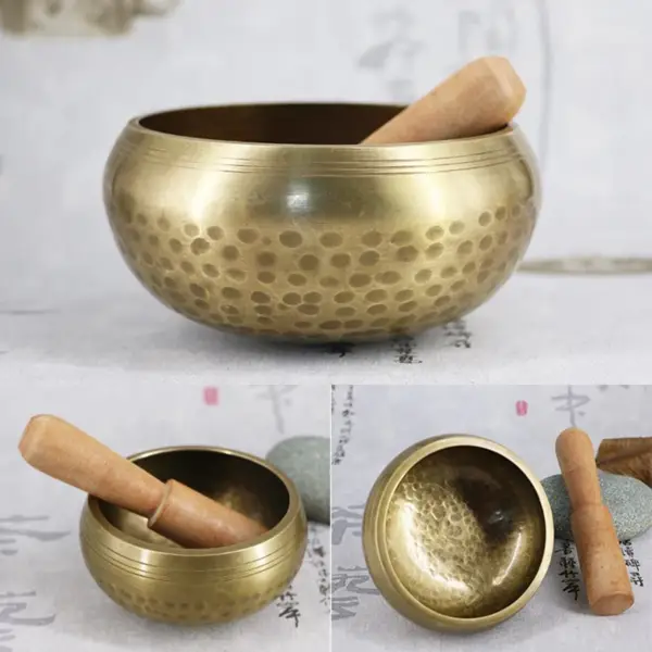 New Tibetan Copper Singing Bowl: Meditation and Chakra Therapy Bowl - Image 6