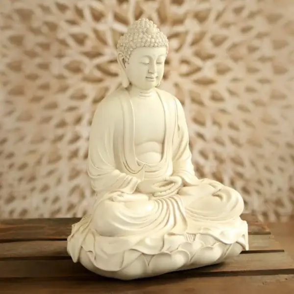 Quality Serene Meditative Buddha Statue Minimalist Design Sculptures Figurine Home Decoration Crafts Decor