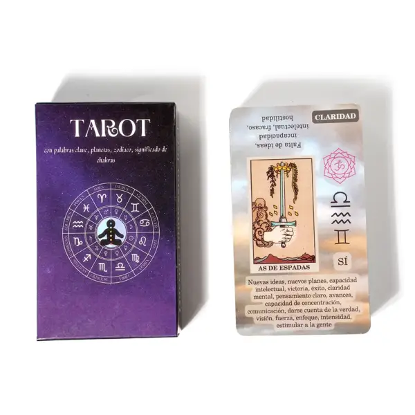 Spanish Tarot for Beginners: Cards with Meaning, Keywords, Reversed Chakra, Elemental Aspect - Image 6