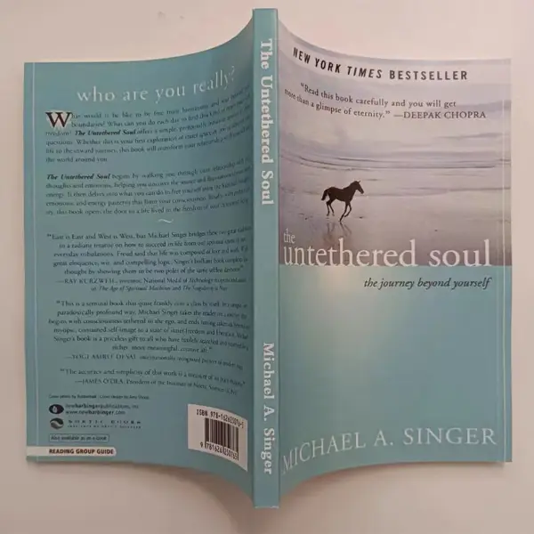 "The Untethered Soul" by Michael A. Singer: #1 New York Times Bestseller, Paperback Novel - Image 3